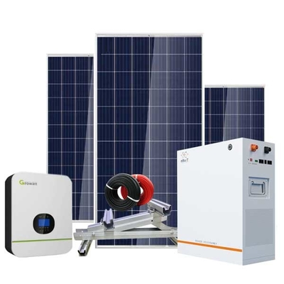 5kW نظام الطاقة الشمسية خارج الشبكة 48V 100ah لتخزين الطاقة المتجددة المنزلية