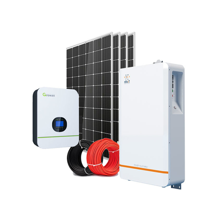 15kw خارج الشبكة المنزلية الشمسية النظام الشمسي سقف تصاعد UN38.3 MSDS