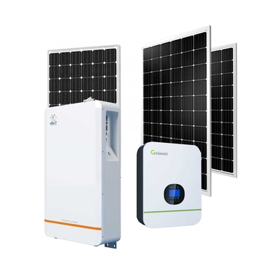10kw تخزين البطارية الشمسية السكنية 240Ah أنظمة تركيب سقف الألواح الشمسية