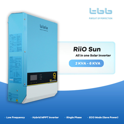 TBB خارج الشبكة العاكس للطاقة الشمسية RiiO Sun 3KVA Mppt العاكسات كفاءة ماكس 91 ٪