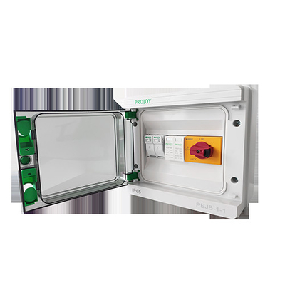 CE DC Solar Combiner Box 1 In 1 Out 219 × 200 × 100mm نظام الكهرباء الشمسية