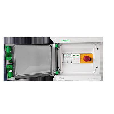 CE DC Solar Combiner Box 1 In 1 Out 219 × 200 × 100mm نظام الكهرباء الشمسية