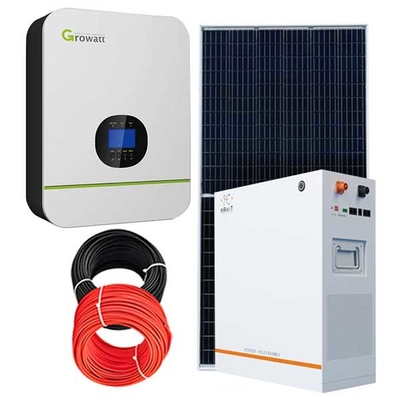 15KW 10kw أنظمة الألواح الشمسية المنزلية / 230VAC UN38.8 أنظمة البطاريات الشمسية الكهروضوئية