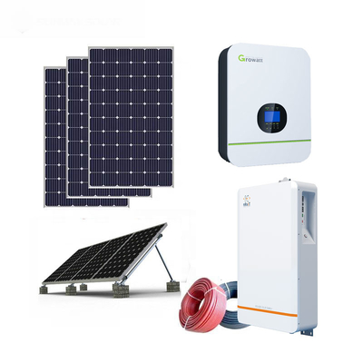 الصفحة الرئيسية 5kw نظام الطاقة الشمسية خارج الشبكة 86 كجم NRuiT بوربورتر