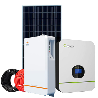 15kw 3 فاز خارج الشبكة نظام الطاقة الشمسية 38.23V 22Kg