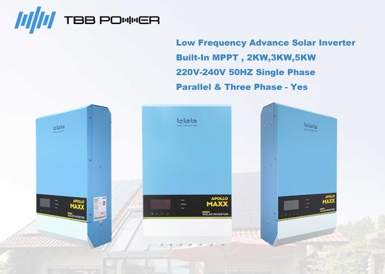 TBB Apollo Maxx وصول 90A MPPT الهجين الشمسية العاكس 5KW 24V 2KW 3KW 48V 5KW