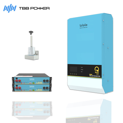 سلسلة TBB RIIO لشحن الطاقة خارج الشبكة Hybrid Inverter 24V 48V 2KW 3KW 4KW 5KW 6KW