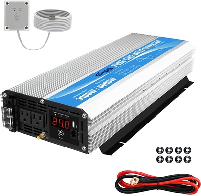 DC24V Pure Sine Wave Hybrid Solar Inverter 3000W MSDS UN38.3