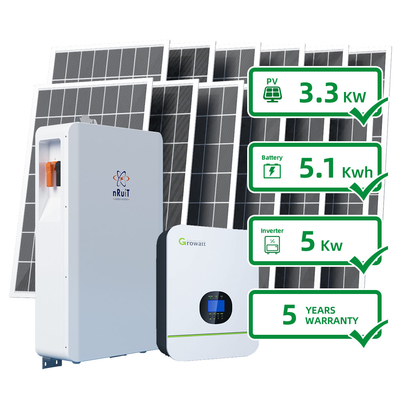 نظام الطاقة الشمسية المنزلية خارج الشبكة 10W 230VAC 60HZ خلية بطارية ليثيوم أيون